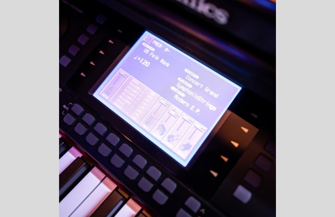 Used Technics SX-PR54 Satin Mahogany Digital Piano Complete Package (SN:KNMFA001223) - Image 6